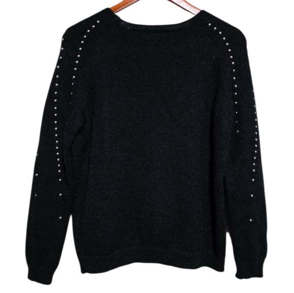 Sezane x Le Fil Rouge Sylvestre Jumper in Noir Size Small - Picture 3 of 5